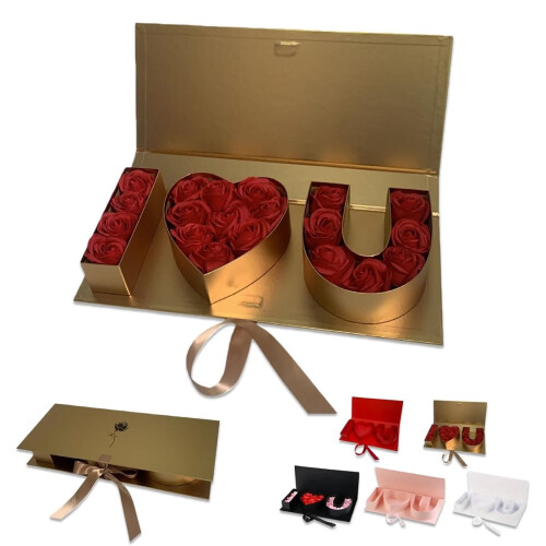 Ich liebe dich Valentinstags-Geschenkbox in Buchstabenform (1 Stück) 1