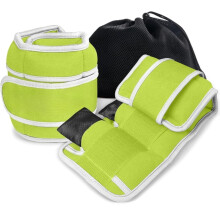 Adjustable Ankle Weights 5 lbs/pair for Yoga, Walking, Running, Aerobics, Gym, Dance, Pilates, Cardio | Compatible with all users