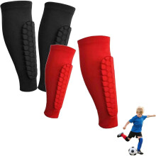 Shin Defender Shin Guards Kids, Shindefender Shin Guards Sleeves, for Soccer Ski Youth