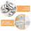 Heavy Duty Stainless Steel Gate Latch Lock for Doors, 1 Piece Security Hardware 2