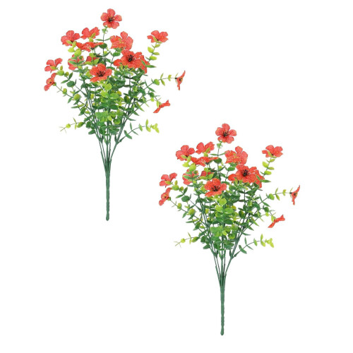 Konstgjorda blommor utomhus 2-pack 7 knippen styck