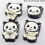 Set di 1 taglia biscotti a forma di panda in plastica 3