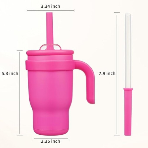Isolierter Reisebecher aus Edelstahl, 414 ml 2