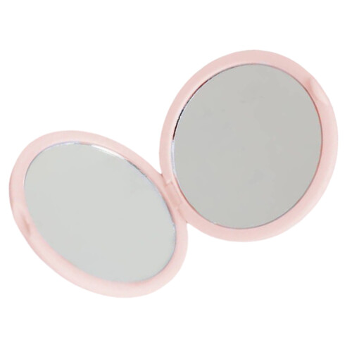 Stylish Foldable Vanity Mirrored With Regular Glass Panel Compact Cosmetic Tool Handheld Handbag Round Makeup Mirrored
