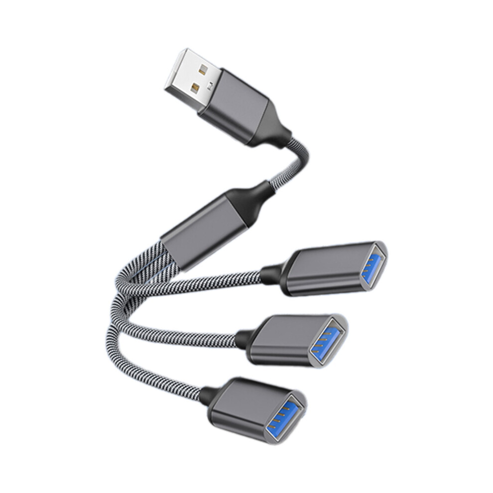 Usb Otg Adapter With Power Supply 3 In 1 Usb Otg Adapter Usb To Usb 2.0 Multi-Function Splitter Extension Cable 9555307576181