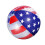 Bola de praia patriótica com a bandeira americana, 91 cm (36 polegadas) 1