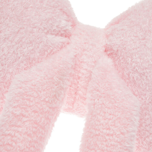 Plush Bowknot Pillow Pink Home Decor 1 Piece 2
