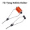 Fly Fishing Metal Bobbin Threader Ceramic Threader Fly Tying Bobbins Spools Tool 3