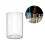 Glaszylindervase, klar, 2,56 Zoll Durchmesser 1
