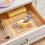 Flatware Organizer Clear PETG 6" x 9" Drawer Tray 2