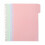 4Pcs A5 Plastic Binder Dividers with Tabs, Write & Erase, Multicolored, Compatible with Ring Binders 1
