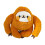 Peluche a forma di bradipo, realistico e alto 10 cm. 1