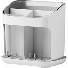 Organisateur d'ustensiles – Porte-ustensiles de cuisine rotatif en acier inoxydable, pot de comptoir, rangement pour couverts, rangement gain de