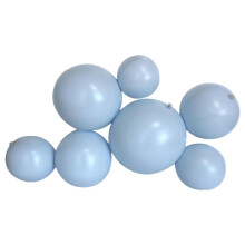 Kit d'arche de ballons gonflables réutilisables – 7 ballons en PVC reliés par des élastiques, compatible avec tous les gonfleurs standard