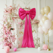 Décoration de nœud géant, grand nœud pour arche de mariage, décoration pour la Saint-Valentin et les fêtes