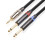 Καλώδιο Jack 3.5mm σε διπλό καλώδιο 6.35mm Aux Cable2Mono6.5Jack σε 3.5Malce για μίξη ενισχυτή 4