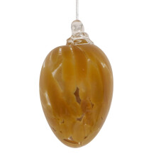 Œufs de Pâques en verre soufflé à la main – Décorations suspendues colorées, boules de l'amitié pour les fêtes, ornements de collection