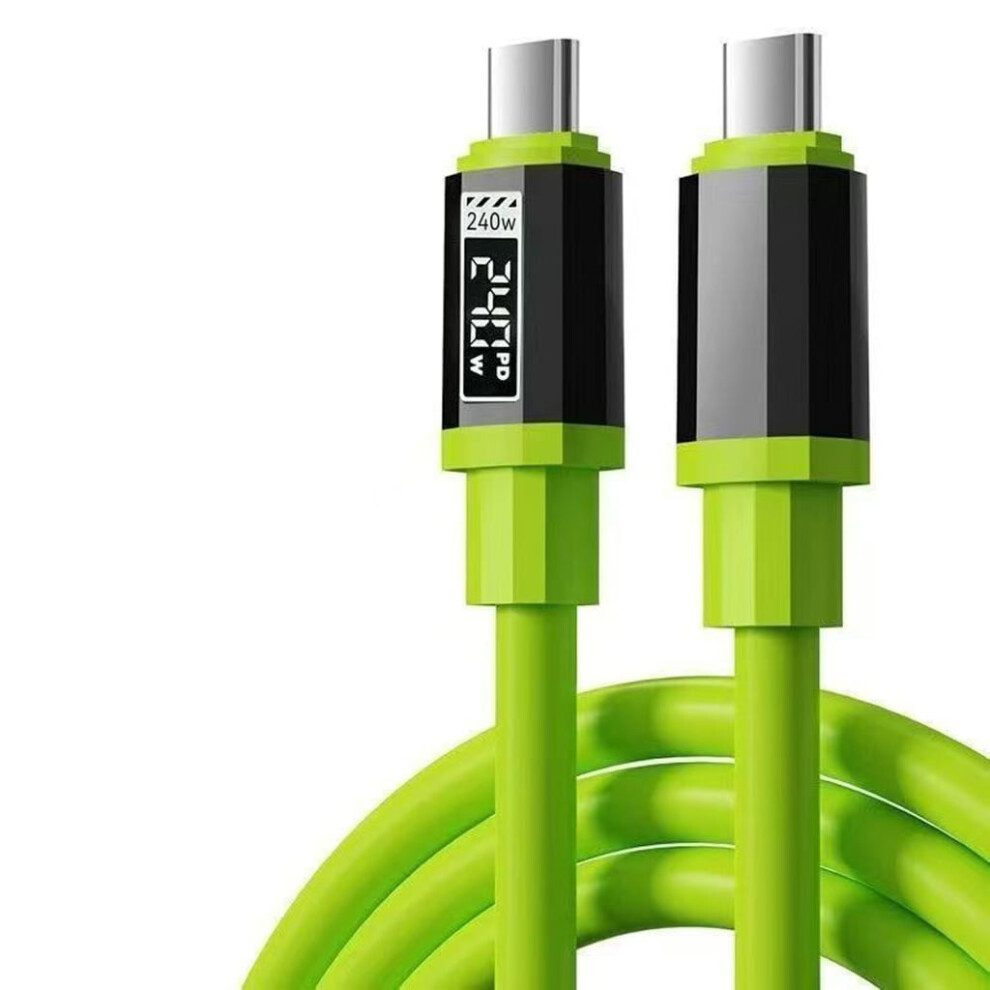 Fast 240W Charging Cable 1.5M Reinforced Silicone Wide Devices Compatibility Fast Charging And Data Transfer 9027700049666