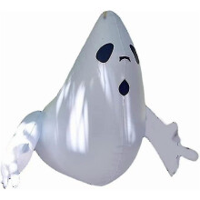 Fantôme gonflable d'Halloween pour jardin, décorations effrayantes et suspendues, fantôme soufflé à l'air, accessoires de maison hantée