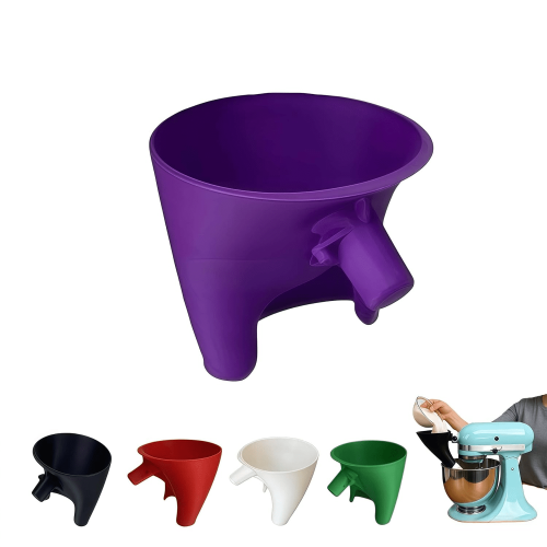 Flour Funnel for KitchenAid Stand Mixer Purple