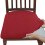 Capas elásticas removíveis e laváveis para cadeiras de jantar (1 unidade) 1