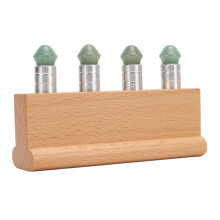 Peine de masaje rectangular con 4 cabezas Jadestone para raspado