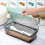 Boîte à baguettes en polypropylène gris avec couvercle transparent, 7