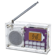 Zestaw do Samodzielnego MontażU Radia Cyfrowego z Zegarem FM 87-108MHZ Radio Cyfrowe z WyśWietlaczem LCD Zestaw do MontażU dla Ucznia STEM Nauka