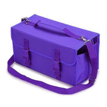 Marker Pen Case Holder for 120 Marker Organizers Multifunctional Zippers Storage Carrying Bag with Shoulder Strap Design