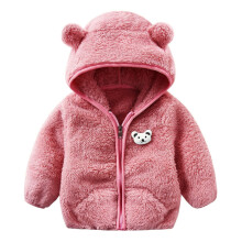 Kids Jacket,Jacket Baby Girls Boys Bear Ears Hooded Winter Coat Warm Outerwear for Cold Weather,Girls Jacket,Z03 Pink,0-6 Months