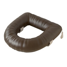 Coussin de siège de toilette surélevé en cuir PU et EVA (1 pièce)