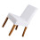 White dining chair cover stretch slipcover scratch 1