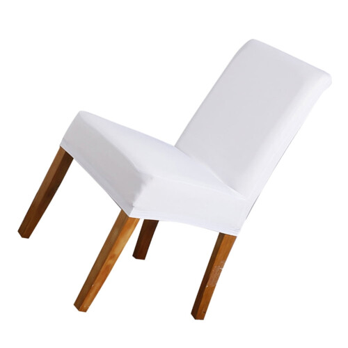 White dining chair cover stretch slipcover scratch