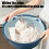 Lavabo in plastica con design a orso, resistente e spesso, 1 pezzo 6