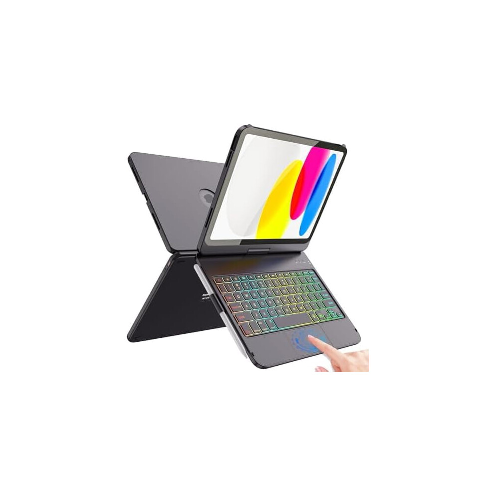Touch Keyboard Case For Ipad 11Th And 10Th Gen Black 962125992021