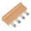 Peine de masaje rectangular con 4 cabezas Jadestone para raspado 9