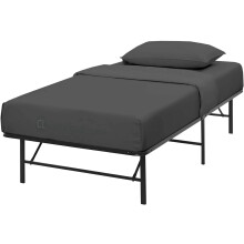Lakensett i bomull, 30x75, 4 deler, mørkegrå