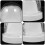 White Plastic Snow Globe Frame for Sublimation, Custom Photo Display and Craft Projects 5