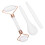 Jadestone weißes Rollerset 2-in-1 Gua Sha 2