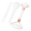 Jadestone weißes Rollerset 2-in-1 Gua Sha 3