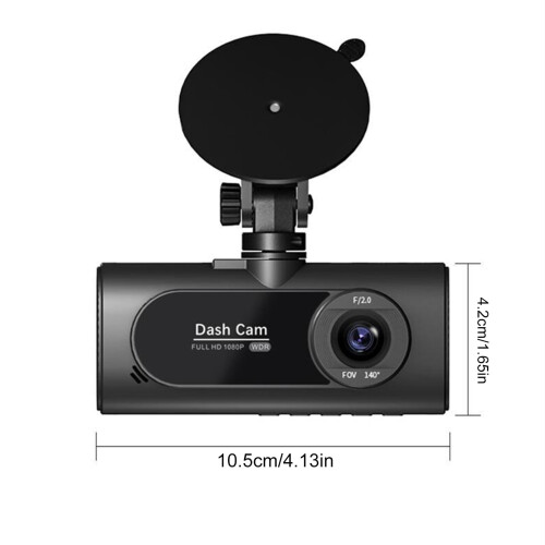 WiFi1080P Τριπλή Κάμερα Ταμπλό - Εγγραφή Εμπρός, Πίσω & Εσωτερικού Χώρου με Νυχτερινή 2