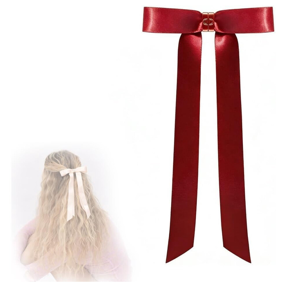 Magnetic Bow Clip, Magnetic Hair Clips for Styling, Mini Butterfly Hair Clips No Slip Strong Hold Seamless 2-in-1 Hair Accessories for Women