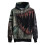 Fleece-hættetrøje med Halloween-print til efterår/vinter 4