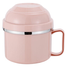 Stainless Steel Thermal Lunch Box Pink 1.2L