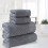 Ensemble de serviettes de bain et de toilette en coton 4 pièces 4