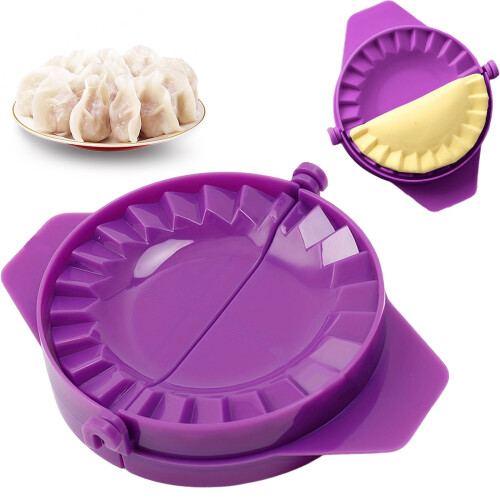 4.5" Hand Pie Molds – Pierogi, Wonton, Dumpling, Empanada Maker Press (Compatible with All Dough Types)