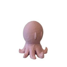 1PC low polygon octopus 3D printing