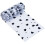 Hjärtformad svart tyllrulle polyester 15 cm x 3 meter 1