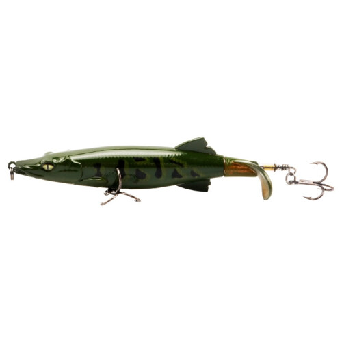 2PC Fishing Lures Jigs Spiral Propeller Surface Tractor Simulation compatible with Sharp Hook Hard Bait