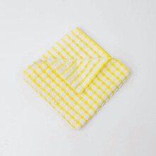 Cotton 5 Pack Kitchen Dish Cloths, 12 x 12 Inches Super Soft and Absorbent Dish Rags, Quick Drying Dish Towels for Washing Dishes, yellow